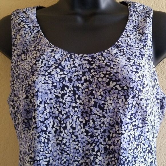 Karin Stevens Petites Floral Blue Dress - Picture 2 of 7